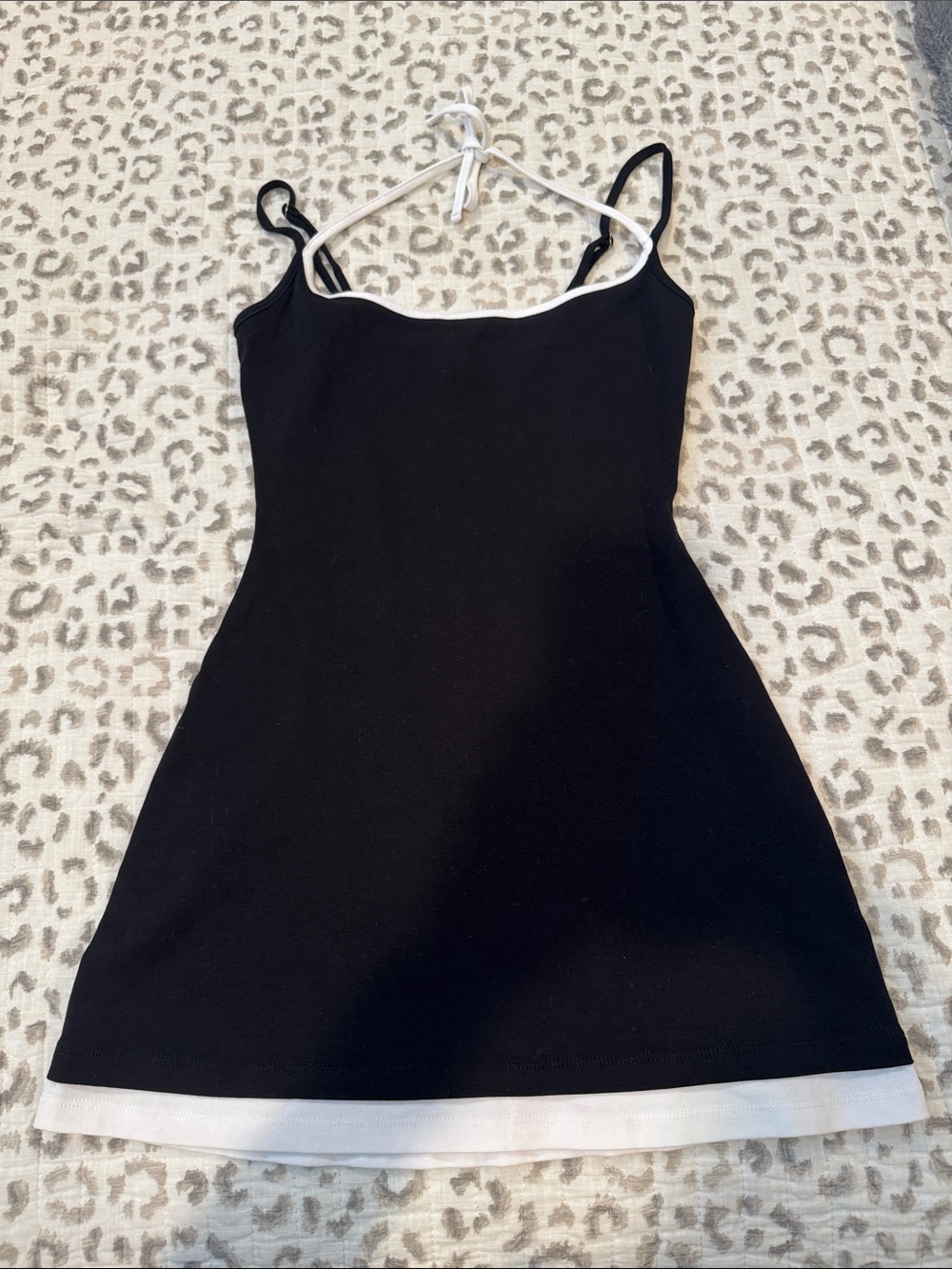 Edikted mini layered dress halter strap
